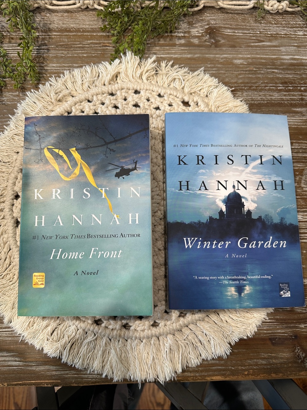Books - Winter Garden and Home Front- Kristin Hannah